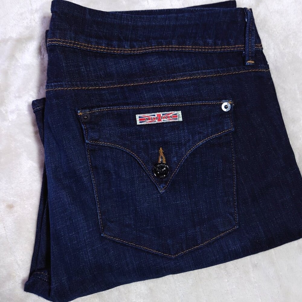 Hudson Jeans Women's Dark Wash Denim Size 32 - Excellent Condition